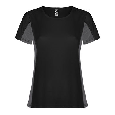 T-SHIRT SHANGHAI WOMAN ID1177  ΜΑΥΡΟ